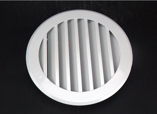 Aluminum supply hvac exhaust aluminum plastic linear ventilation conditioning grilles round vent air diffuser grilles