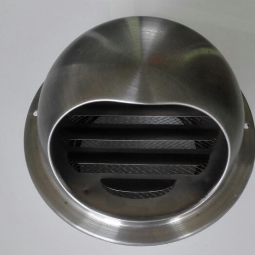 Hot supply stainless steel air vent with hood with filter for HVAC system