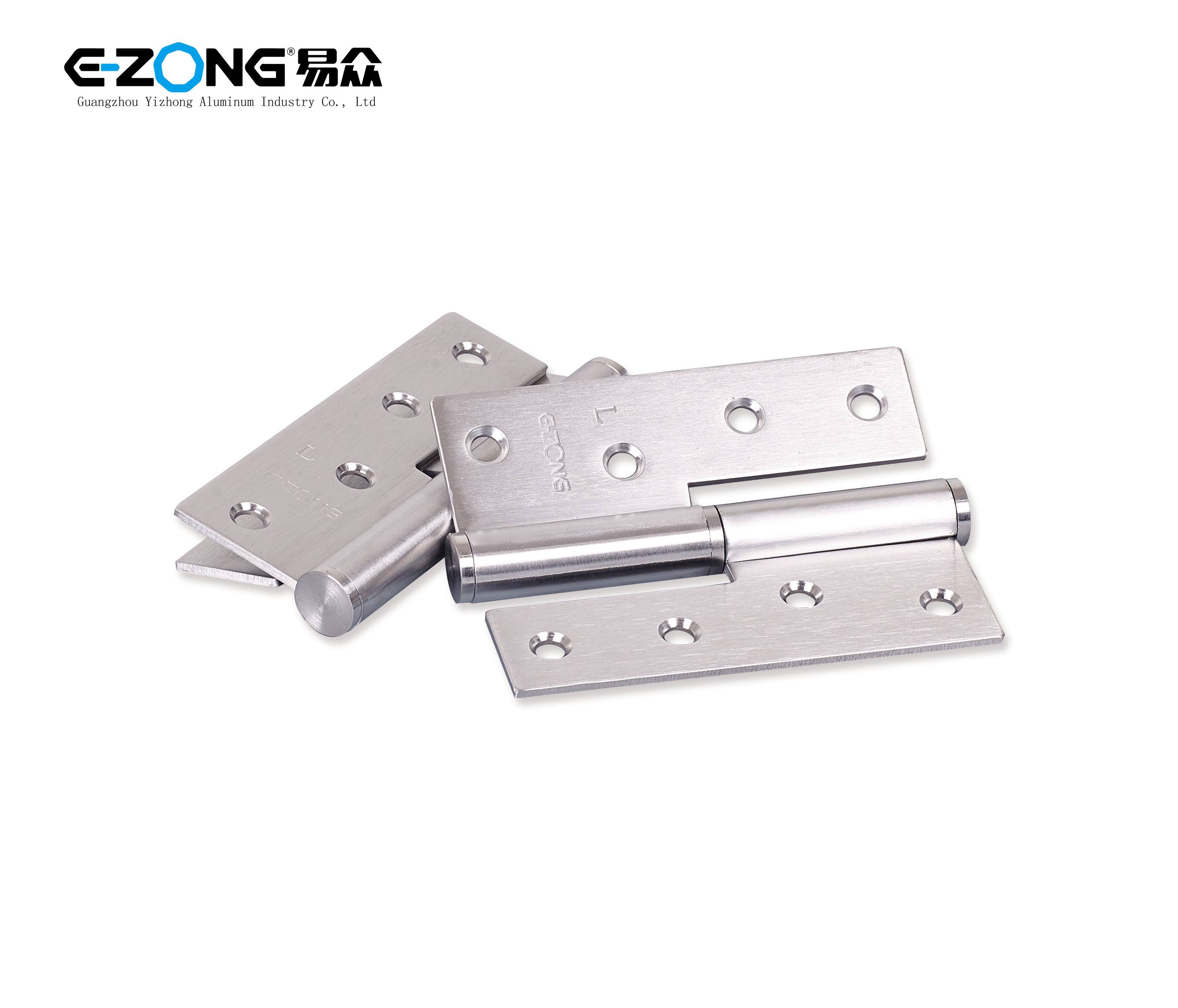 Clean room door hardware aluminum plastic hinge stainless steel hinge for hospital room swing door