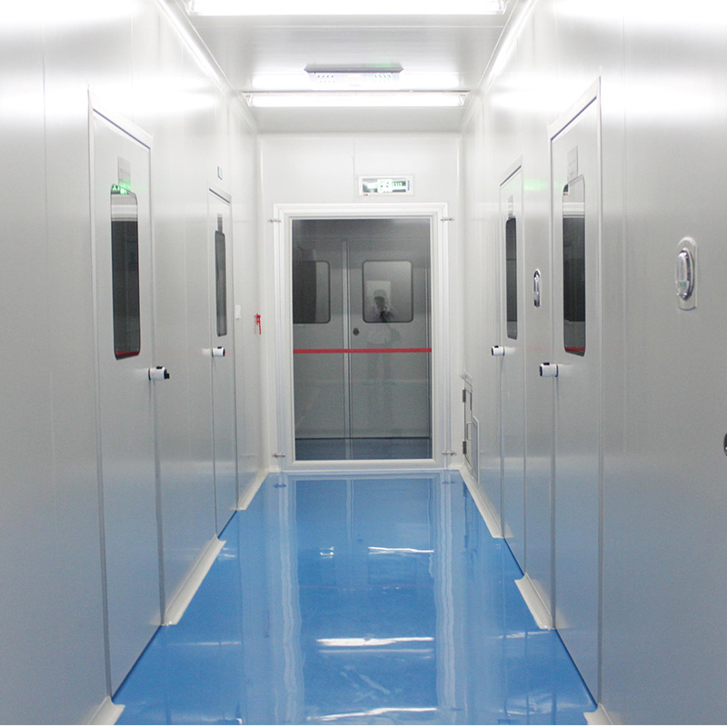 E-ZONG Good air tightness performance ISO Clean room door Half glass swing door for laboratory, school and medical industry