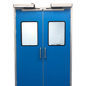 Hygienic medical automatic swing door sliding door for hospital clean room food factory ICU room use