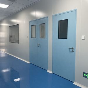 Customized Size Swing Open Single Leaf Cleanroom Door For Hospital