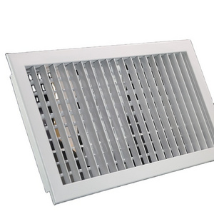 High Air Flow Sidewall Or Ceiling HVAC Air Vent Cover Aluminum Double Deflection linear grille registers for hotel room