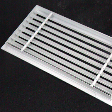 HVAC ventilation system construction 45 Degree Linear Air Louver air conditioning grilles diffusers