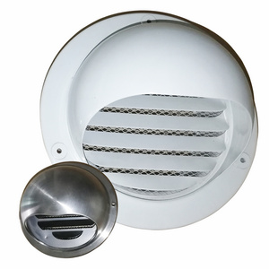 Duct work mushroom SS air vent cover exhaust waterproof louver for building outside wall decoration air outlet diffuser