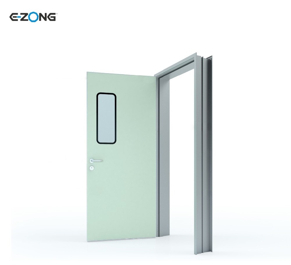 Aluminum swing doors for hospital, lab, pharmaceutical, dust-proof clean room door