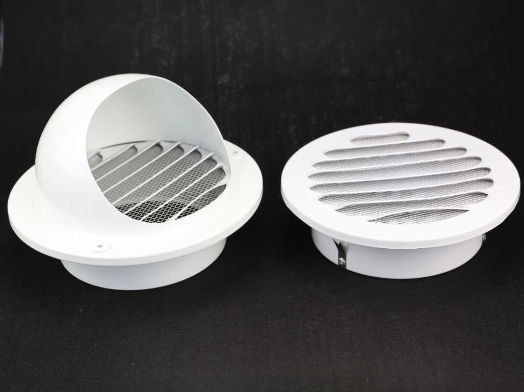 Duct work mushroom SS air vent cover exhaust waterproof louver for building outside wall decoration air outlet diffuser