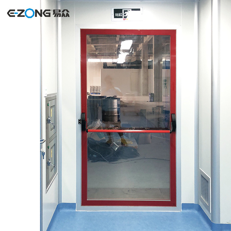 Aluminium Glass Panic Escape Emergency Exit Door With Panic Bar and Emergency Exit Double Door