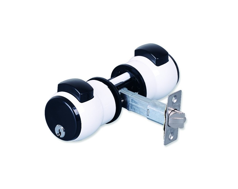 Office door handle lock hardware split handle lock for panel door hospital door