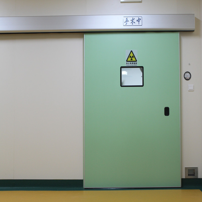 Airtight automatic sliding lead lined doors for x-ray rooms