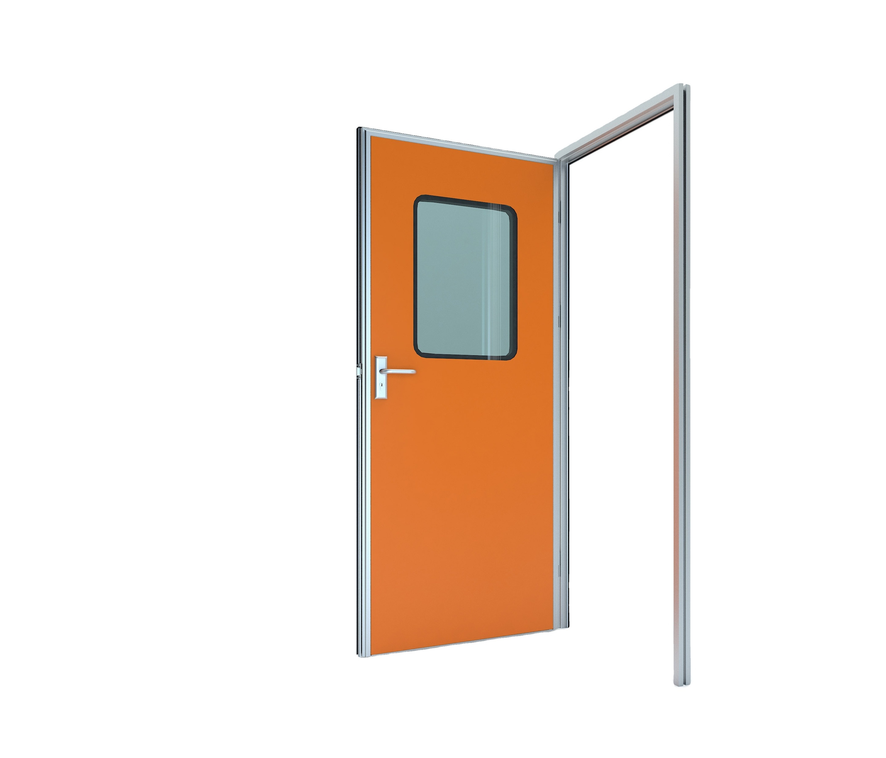 Cleanroom door steel or HPL swing door for hospital medical hermetic door