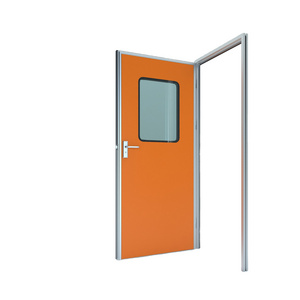 Cleanroom door steel or HPL swing door for hospital medical hermetic door