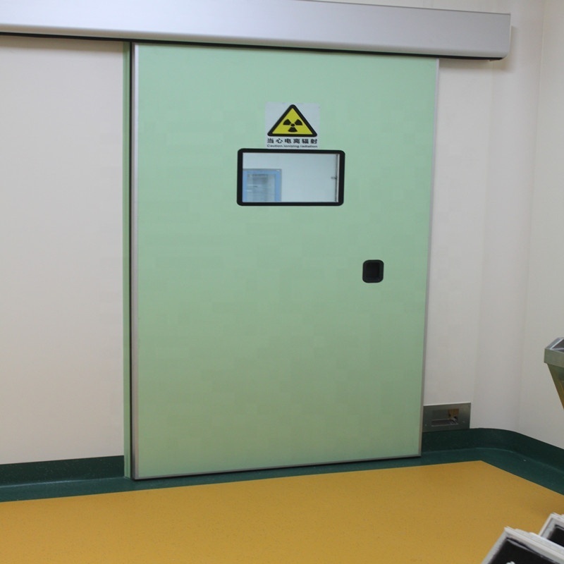 Airtight automatic sliding lead lined doors for x-ray rooms