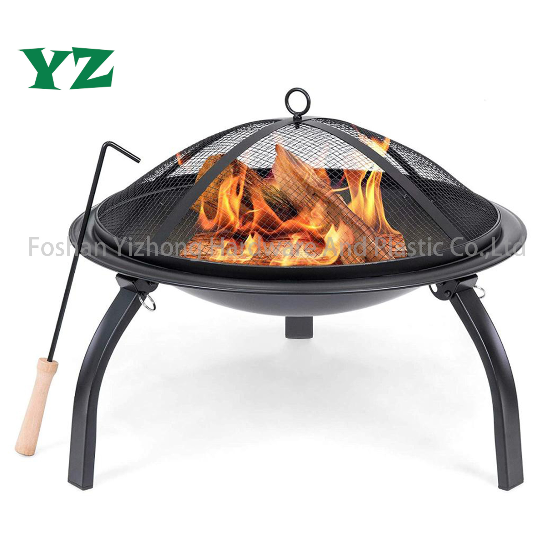 YZ Simple Garden Folding Burning Furnace Foldable Firewood Burning Stand Portable Fire Pit Outdoor