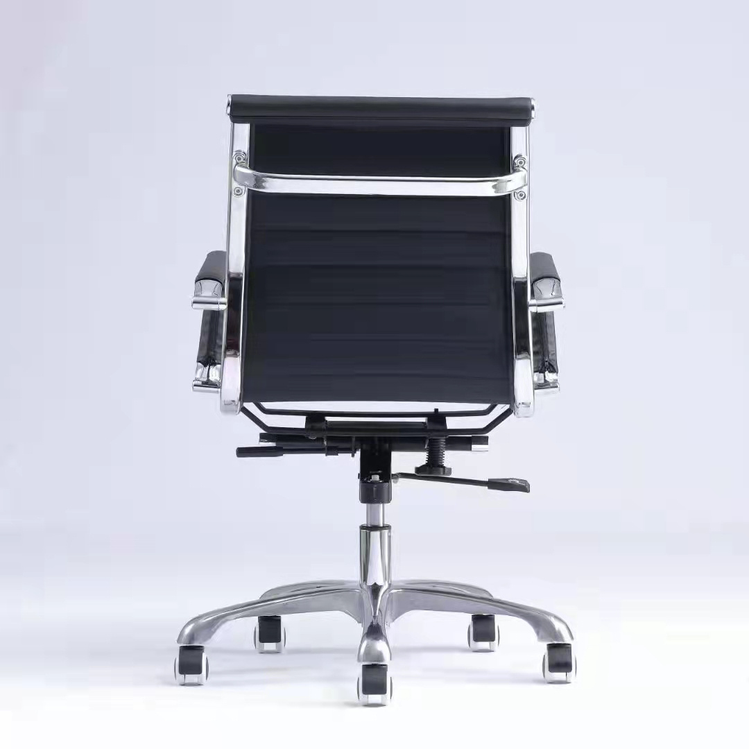 Hot-selling middle back net home office chair adjustable with roller executive computer office chair comfortable foam seat