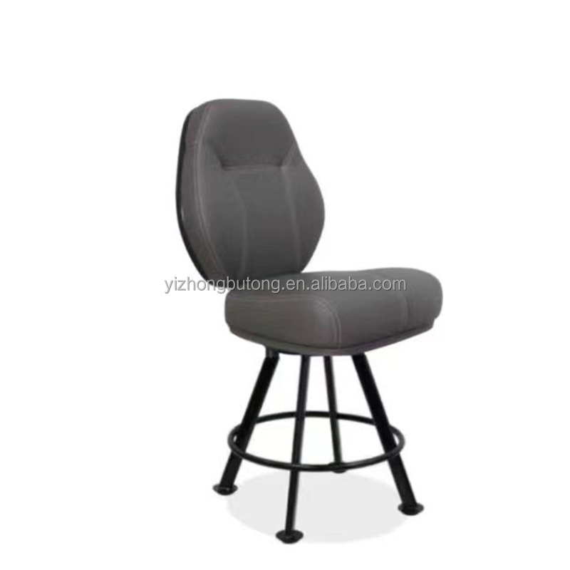 wholesale Casino chair leather seat Metal leg poker chair height adjustable swivel 360 degree casino chairs for slots