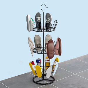 Factory direct sales outdoor balcony creative home drying rotating shoe rack