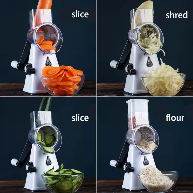 Multifunctional drum household vegetable cutter