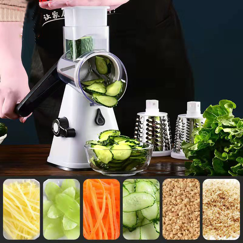 Multifunctional drum household vegetable cutter