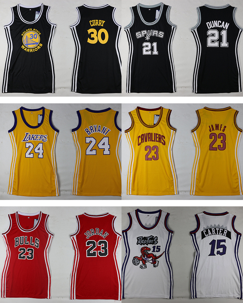 Custom Stitched Fashion Basketball Jersey Dresses for Women Wear Clothes