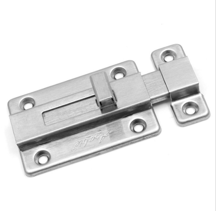 Stainless Door Latch Sliding Lock Latch Sliding Lock Easy to Install  Barrel Bolt