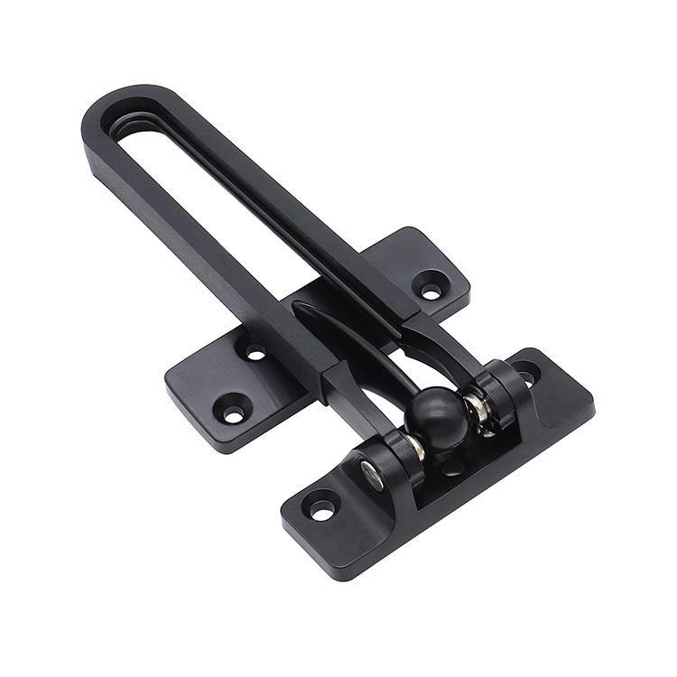 Home Security Door Lock Swing Bar Door Guard for Kids  Hotel Door Latch Thicken Solid Zinc Alloy Reinforcement Lock With rubber