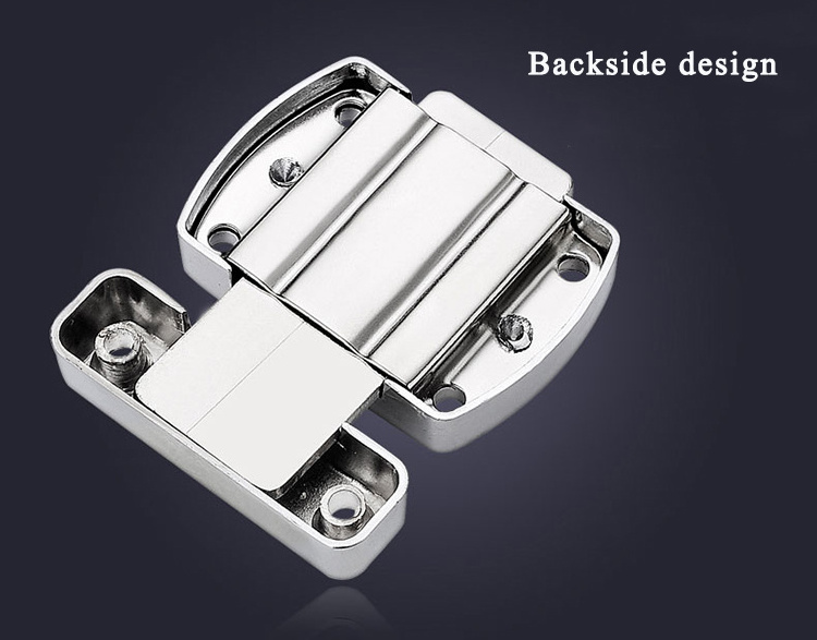 Rotate Bolt Latch Door Slide Lock Bolt House Security Lock Zinc Alloy Security Latch Bathroom Gate Square Latches