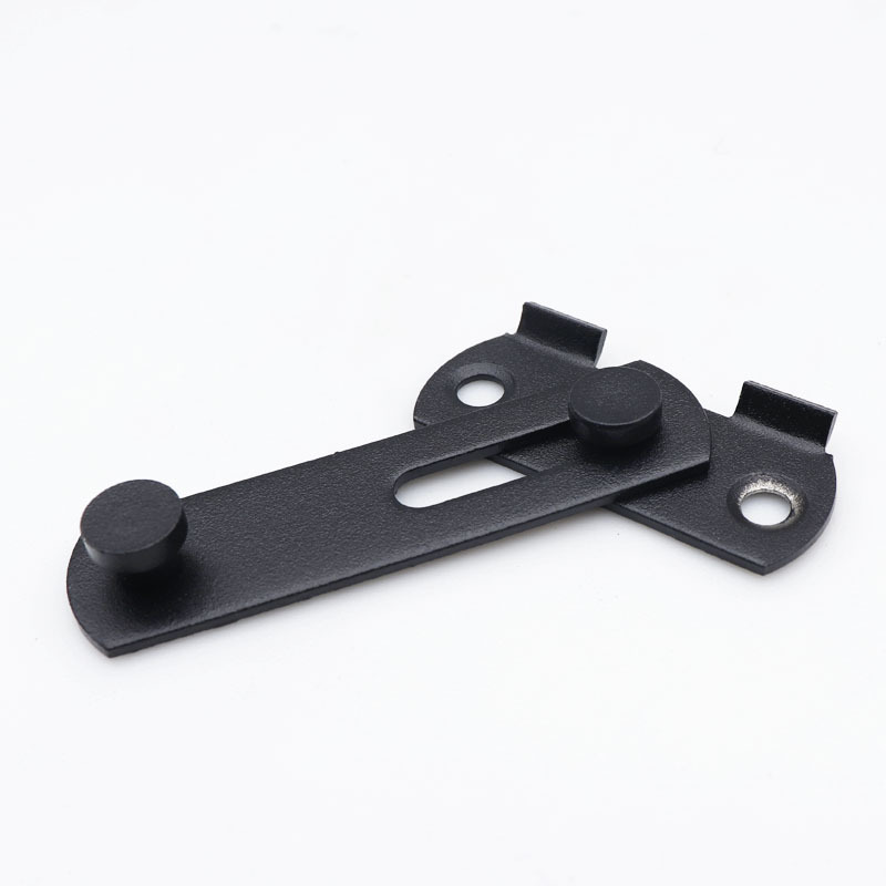 Cabinet Door Latch For Closet Stainless Steel Gate Flip Latch Safety Door Bolt Latch Lock Hardware Black Wrought Cast Iron