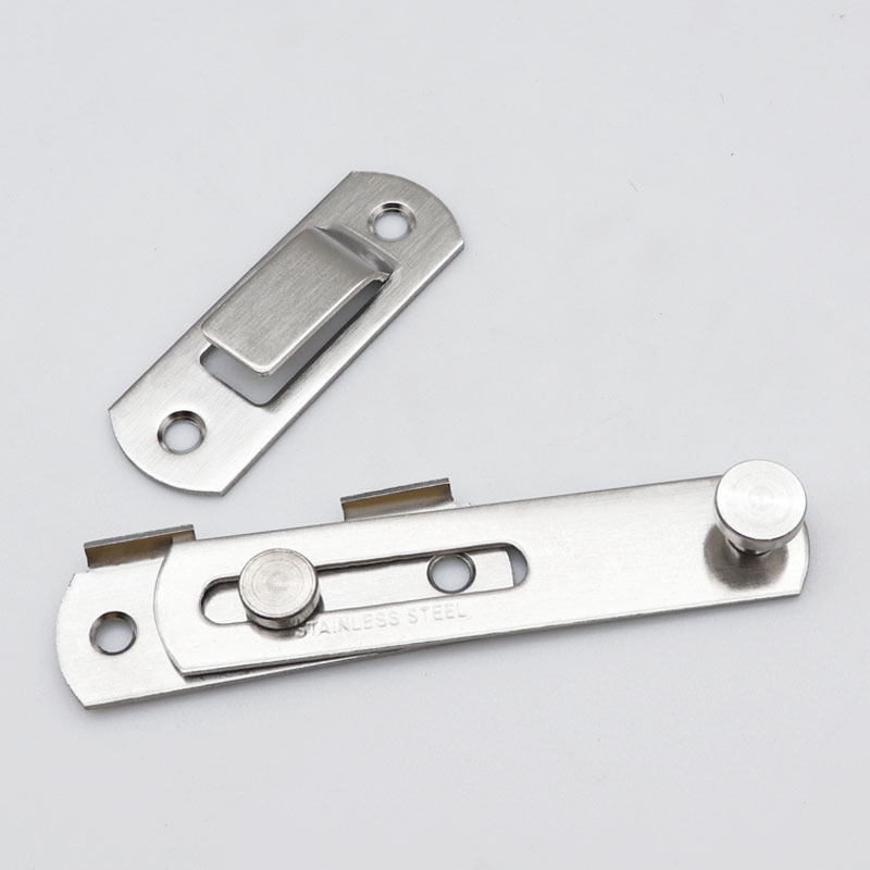 Heavy Duty Stainless Steel Hardware Door Bolt Gate Latch Custom Size Sliding Barn Doors Lock Garage Pull Hook Rustic Gate Latch