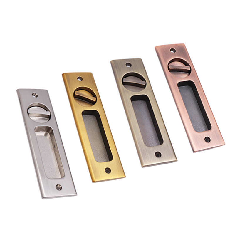 Hot Sale High Safety Childproof Reinforcement Lock Bedroom Door Handles Lock Glass Sliding Door Lock Set Heavy Duty Latch