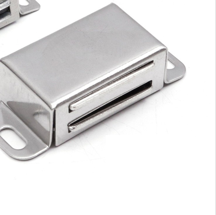 Magnetic Door Catch - Stainless Steel Cabinet Magnetic Latches Strong Magnetic for Kitchen Cabinet Wardrobe Sliding and Drawer