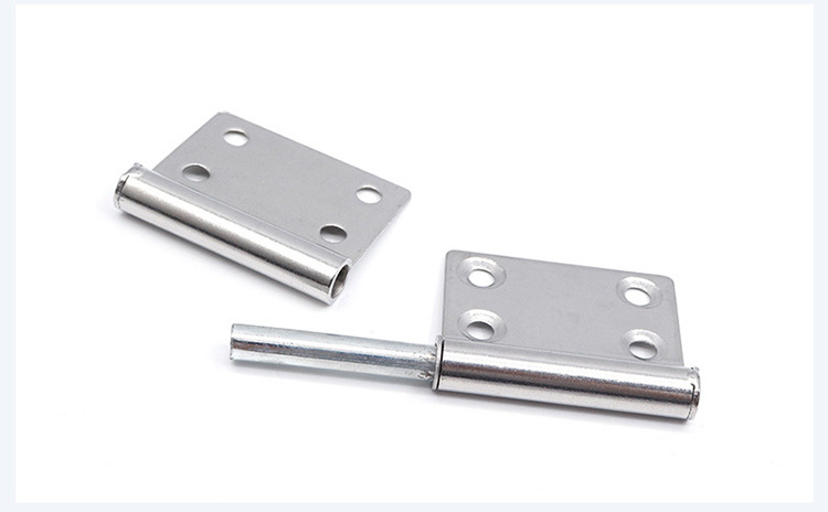 Door Flag Hinges Stainless Steel 360 Degree Rotation Lift Off Door Flag Hinge Detachable Butt Hinge for Window Cupboard Door