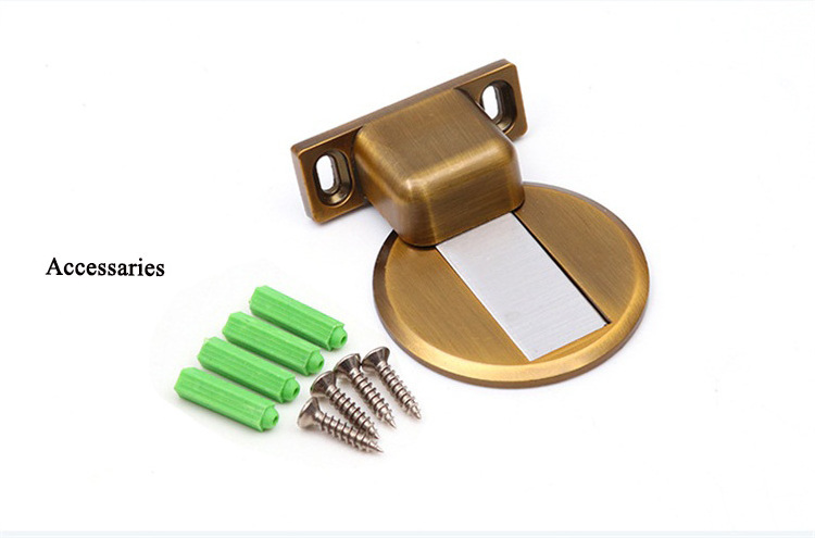 Hot Sale Magnetic Door Stop Catch Holder Conceal Screw Floor Mounted