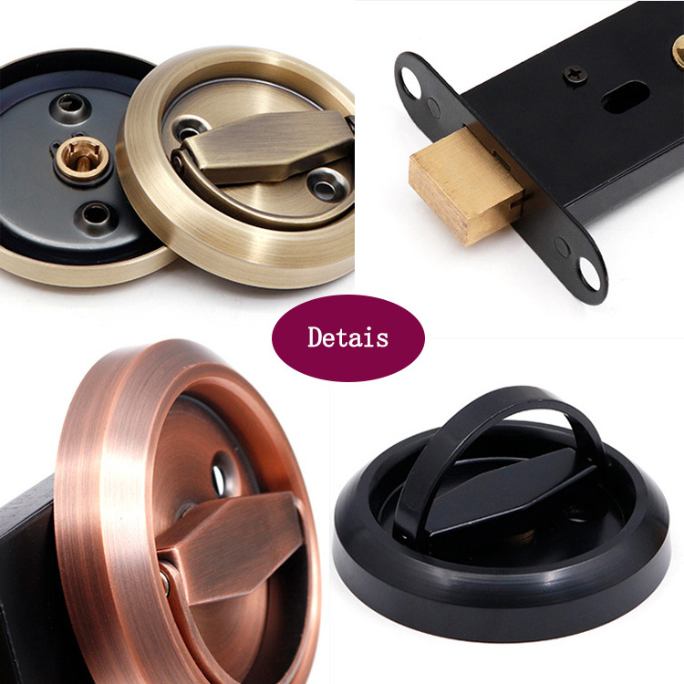 High quality zinc alloy cylinder single door latch door lock safety protection device hardware latch