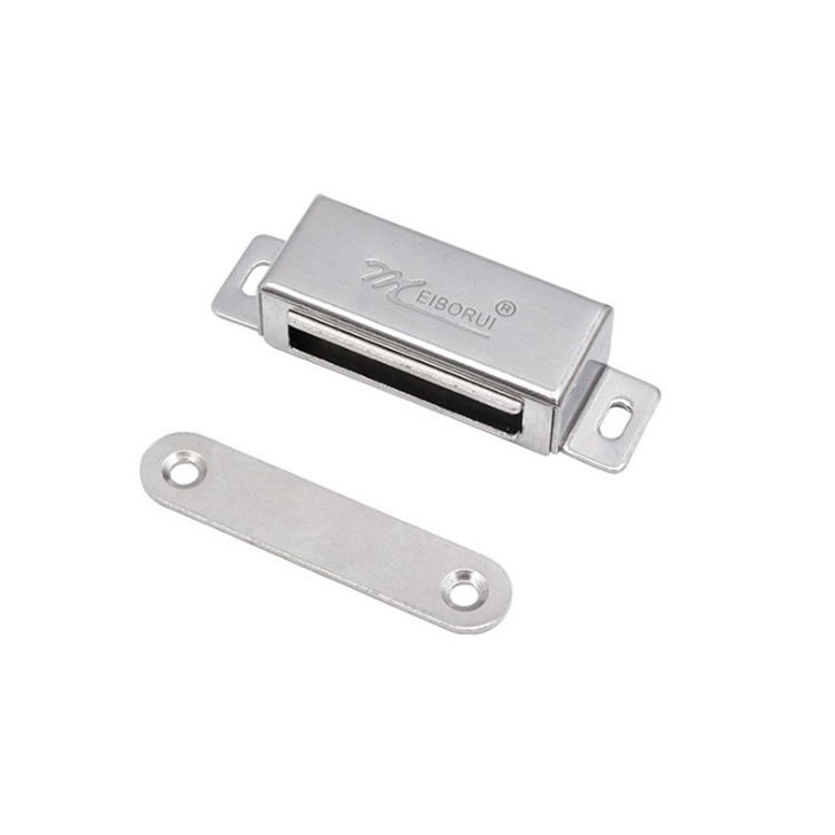 Magnetic Door Catch - Stainless Steel Cabinet Magnetic Latches Strong Magnetic for Kitchen Cabinet Wardrobe Sliding and Drawer