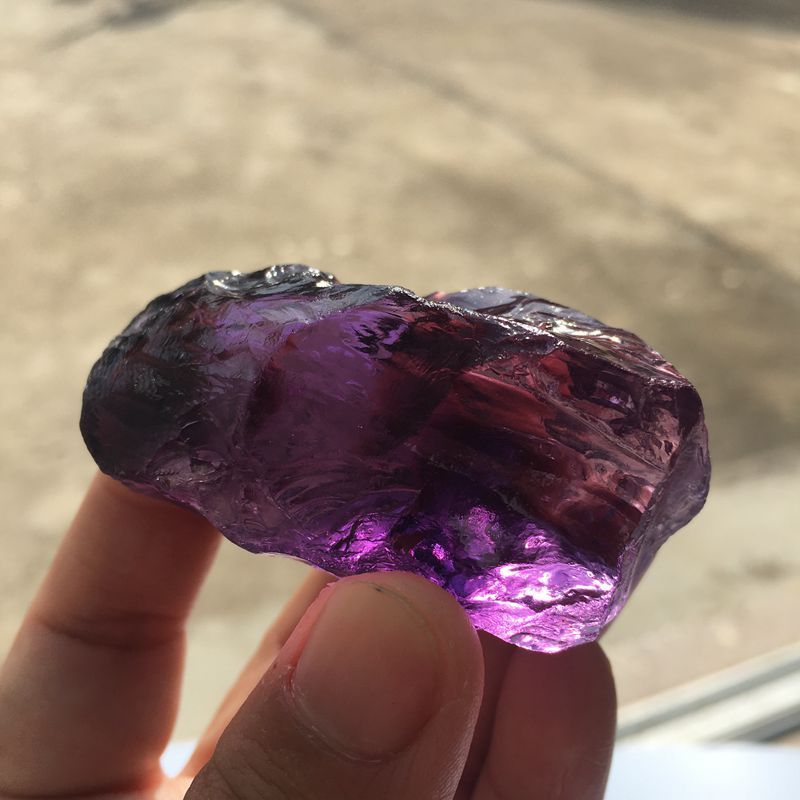 TOP Natural Raw Rough clear amethyst gemstone Healing Crystal Stone for sale