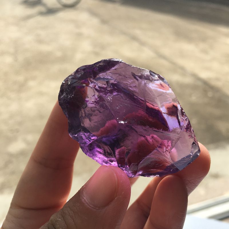 TOP Natural Raw Rough clear amethyst gemstone Healing Crystal Stone for sale