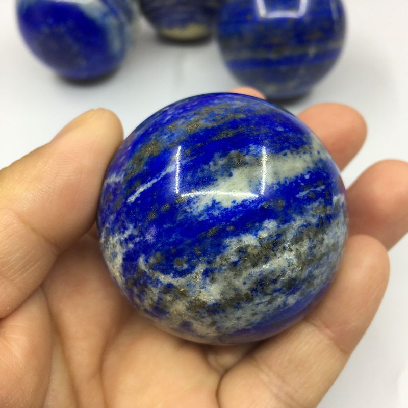 Wholesale Natural lapis lazuli Quartz Crystal Polished Sphere Crystal Balls For Sale