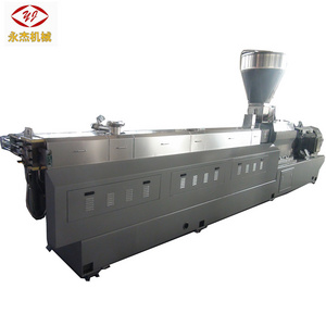 Competitive-price wood plastic composite air cooling die face twin screw extruder production equipment