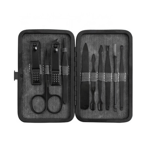 Professional Pedicure Tools for Finger Feet 10 Pieces Manicure Set Nail Clippers Pedicure Kit with Travel Case Home