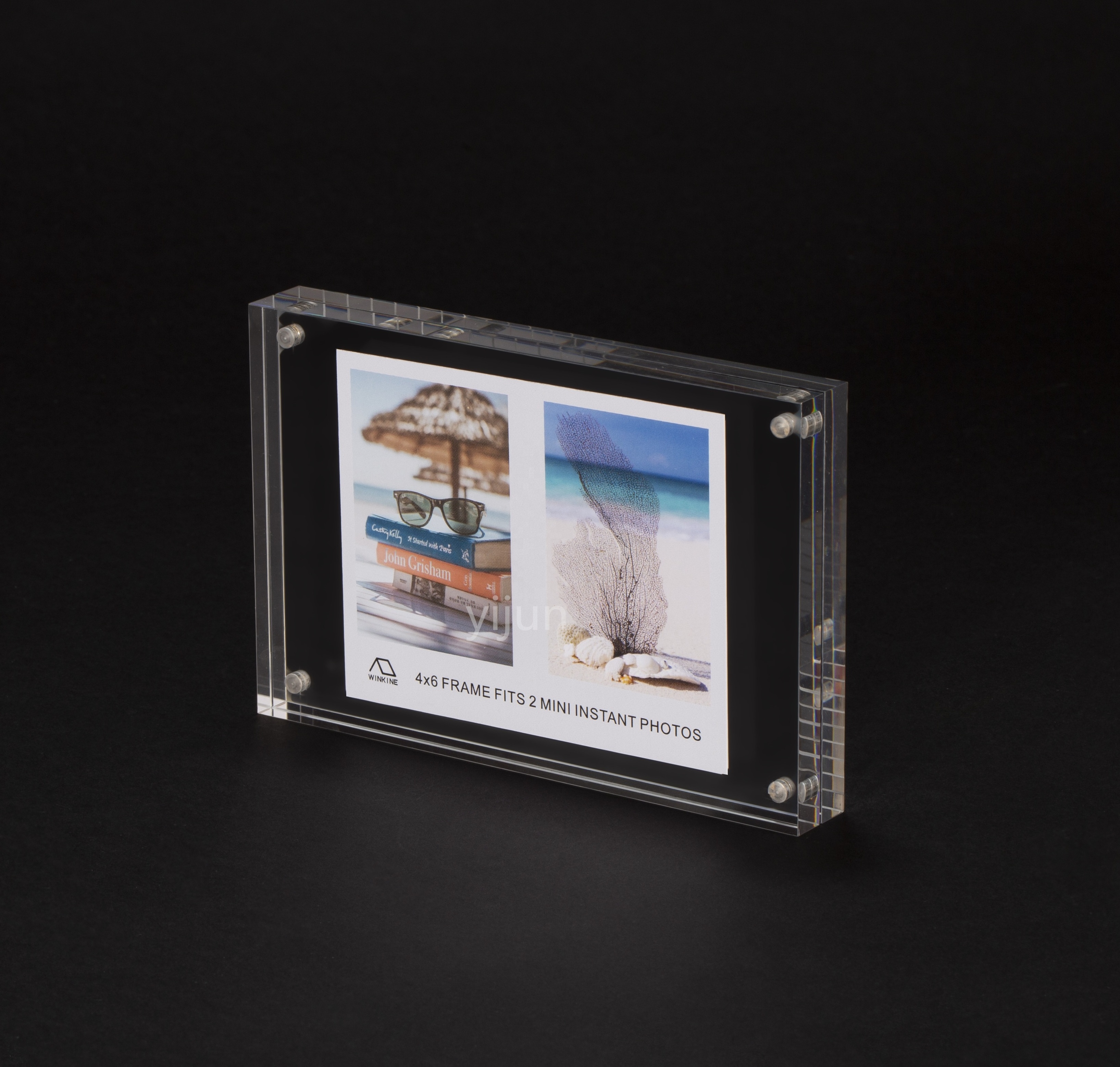 4x6 5x7 acrylic frameless picture frames wholesale transparent acrylic magnetic photo frame clear acrylic magnet photo frame