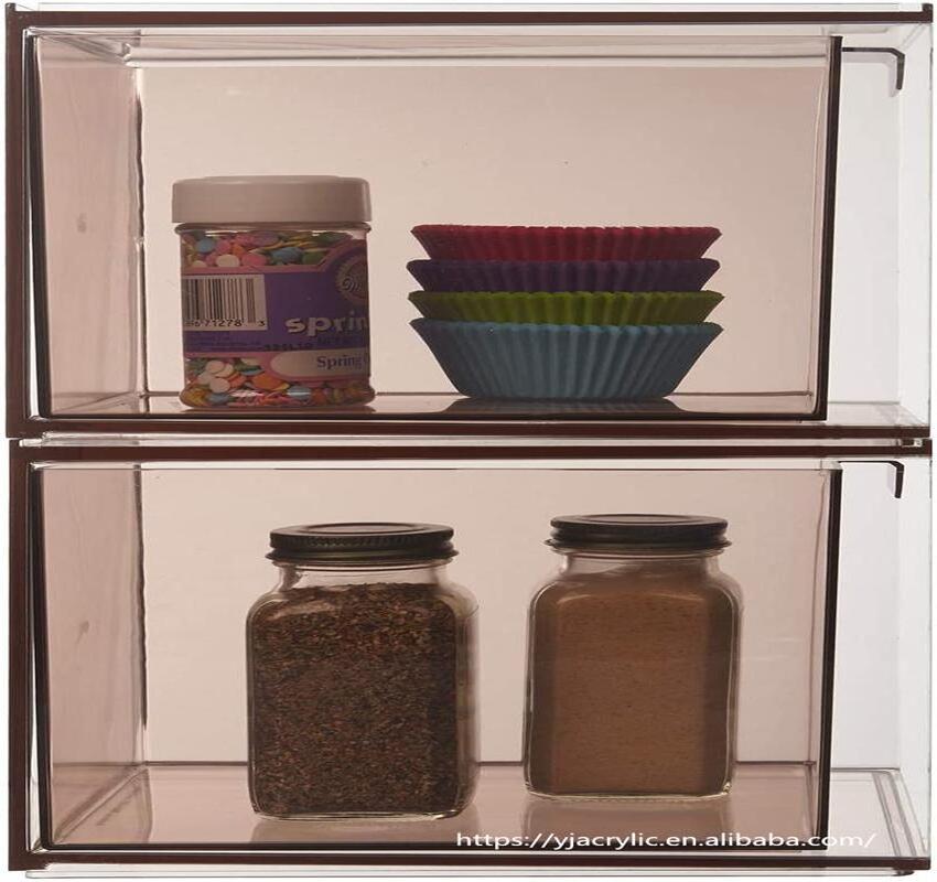 Stackable Pantry Storage Drawers 6-3/4