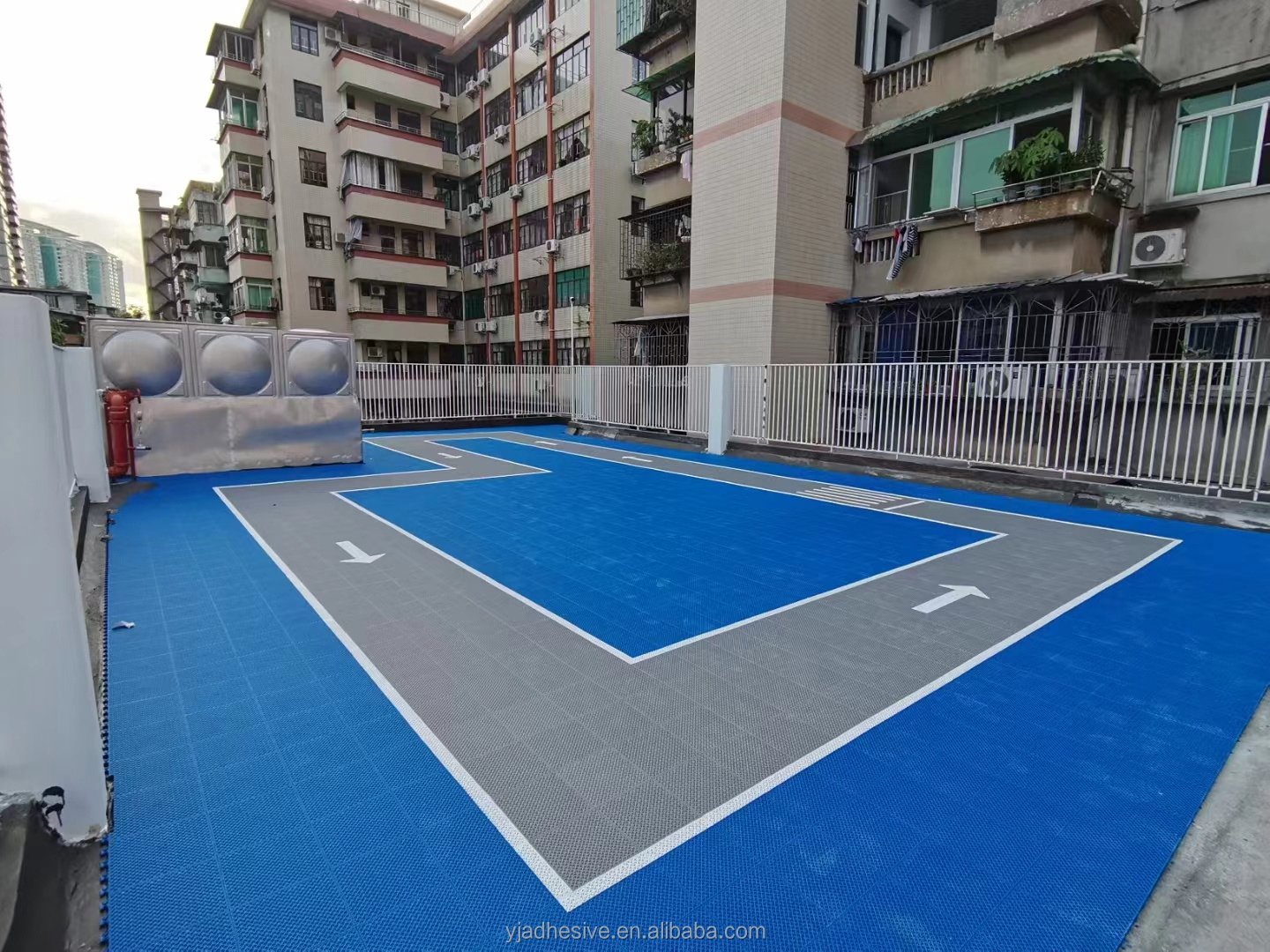 Removable Pp Suspended Outdoor Plastic Interlocking Basketball Court Floor Deck Tennis Assembly Outdoor Sport Flooring Tiles