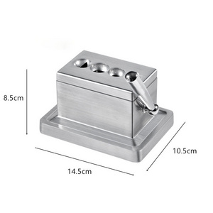 New Stock Arrival stainless steel silver color cigar cutter v cut for Cigar V scissors