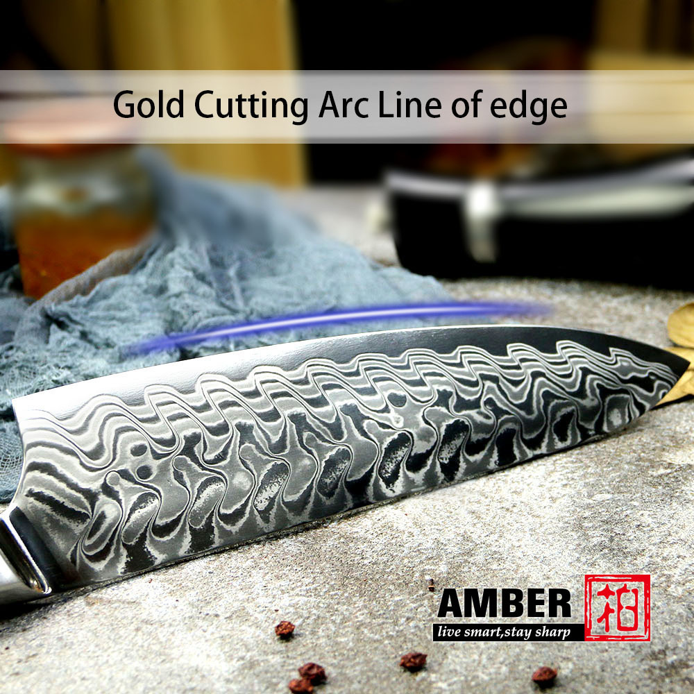 Handmade laser Damascus Chef Knife Pakistan