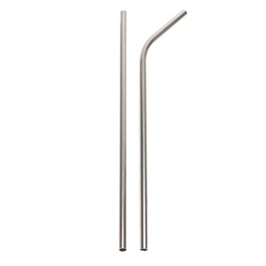 Reusable Metal Drinking Straws 304 Stainless Steel Bent/ Straight Drinking Straw