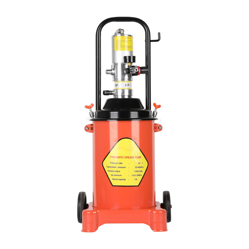 High Pressure Pneumatic Grease Pump 20L Air Operated Bucket Grease Pump Auto Grease Pump Pneumatic Lubricator Gun