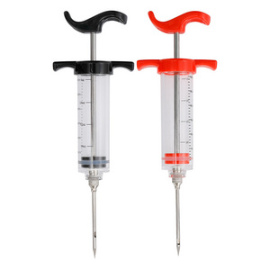 Food Grade Pp Stainless Steel Spice Syringe Set Bbq Meat Flavor Syringe Kitchen Marinade Syringe