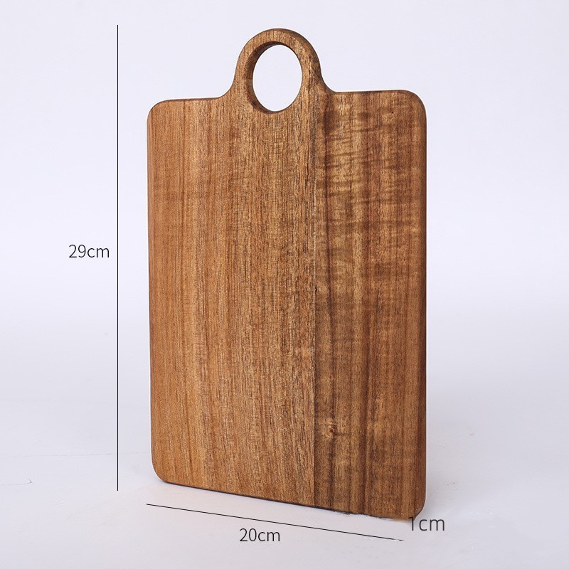 Customizable Acacia Wood Cutting Boards With Handle Chopping Boards For Meat Pizza Cheese Sushi Kitchen Boards