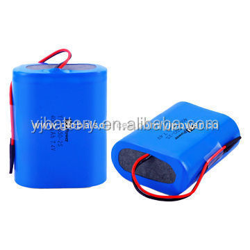 12v 6ah Motorcycle Batter Yj18650-3s-2p 4400mah Lithium Battery with 54*54*67mm Size 12 V YJ Power Nominal Voltage: 12V CN;GUA